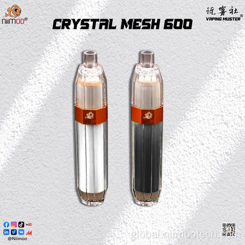 China Crystal R Bar Vape 600 Puffs Factory